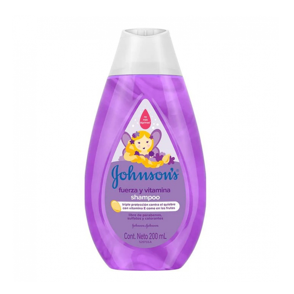 Champú para bebés fuerza y vitamina Johnson's (200 ml) - Miniatura 3