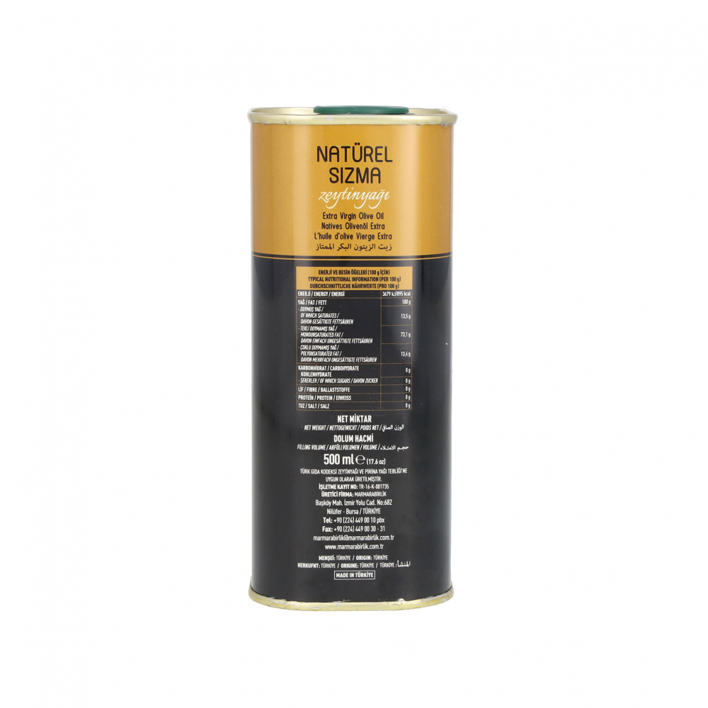 Aceite de oliva extra virgen Marmarabirlik (500 ml) - Miniatura 3