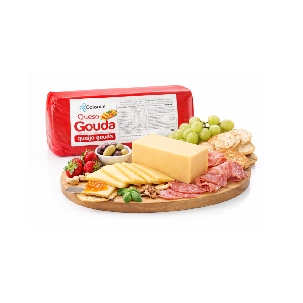 Queso gouda semiduro Colonial (3.3 kg / 7.27 lb) - Miniatura 4
