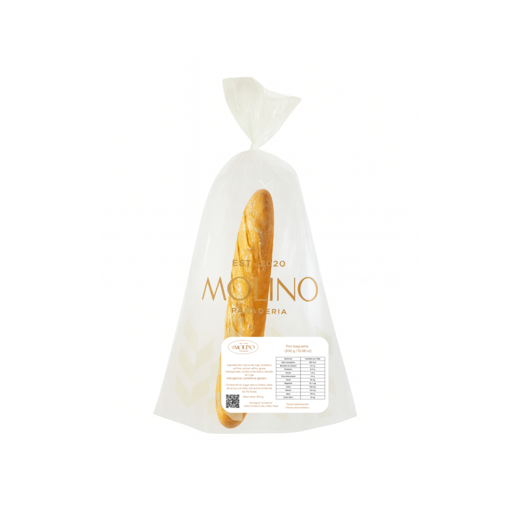 Pan baguette El Molino (300 g / 10.58 oz) - Miniatura 2