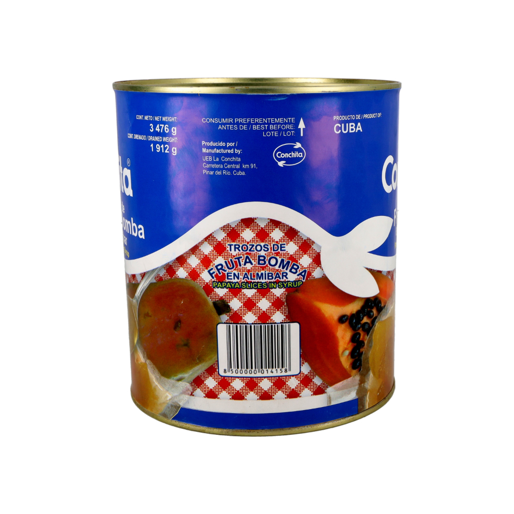 Trozos de fruta bomba en almíbar La Conchita (3.47 kg / 7.63 lb) - Miniatura 2