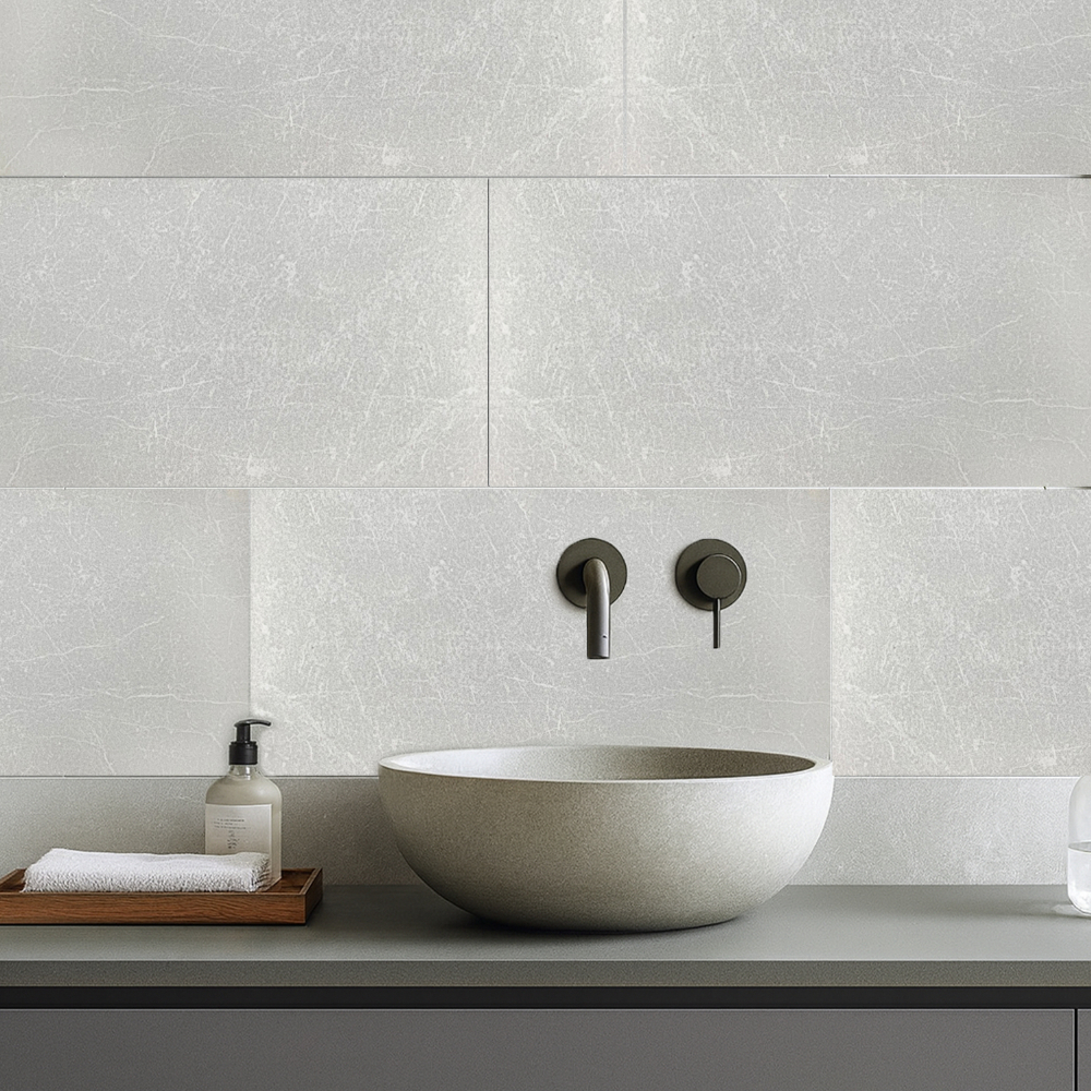 Caja de losas de cerámica mate pelon-beige 300 mm x 600 mm Zeric (5 U) - Miniatura 4