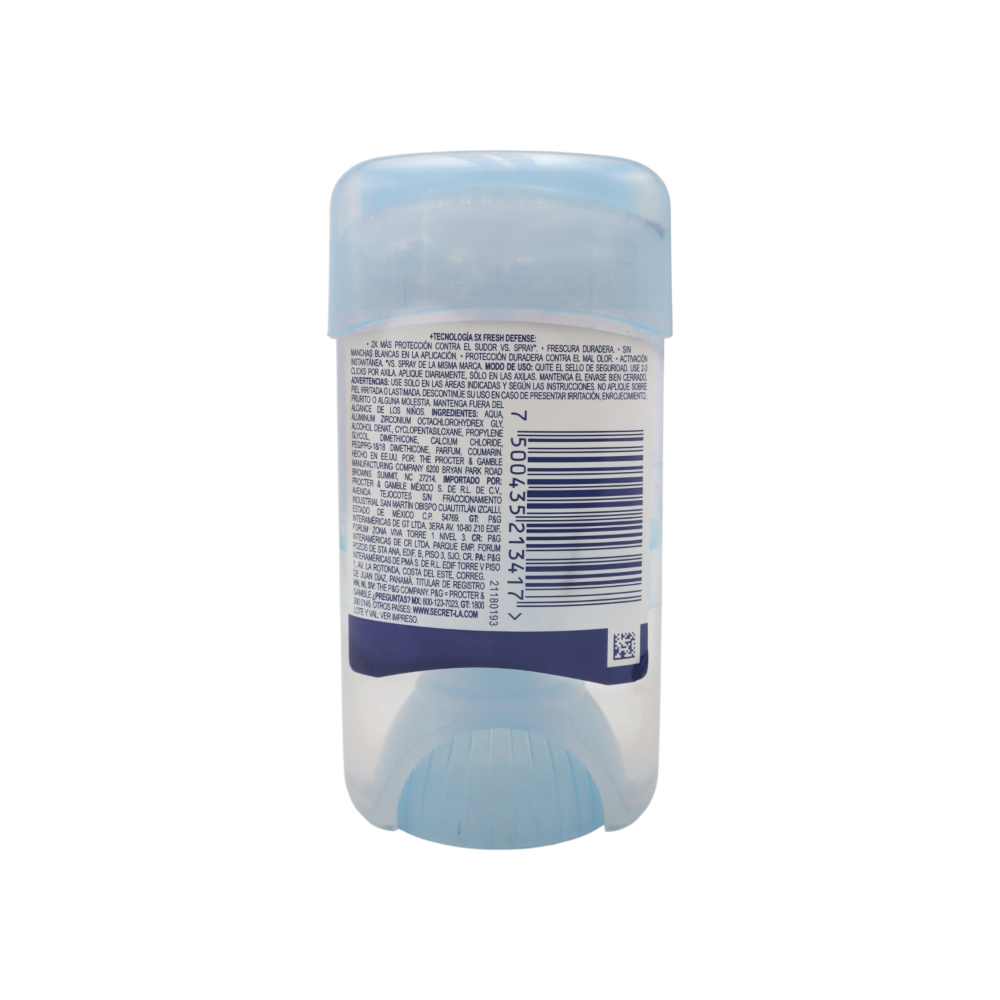 Desodorante en gel antitranspirante aroma a coco para mujer Secret (45 g / 1.59 oz) - Miniatura 4