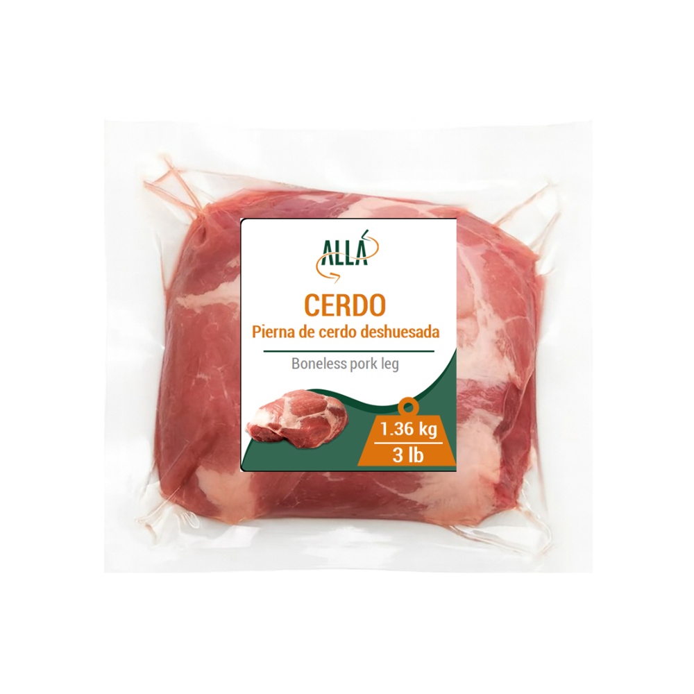 Pierna de cerdo deshuesada ALLÁ (1.36 kg / 3 lb) - Miniatura 2