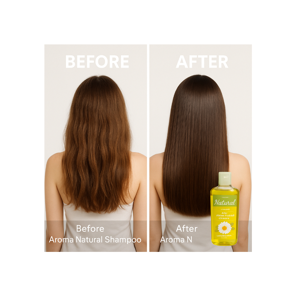 Champú para todo tipo de cabellos con extracto de manzanilla Aroma Natural (400 ml) - Miniatura 4