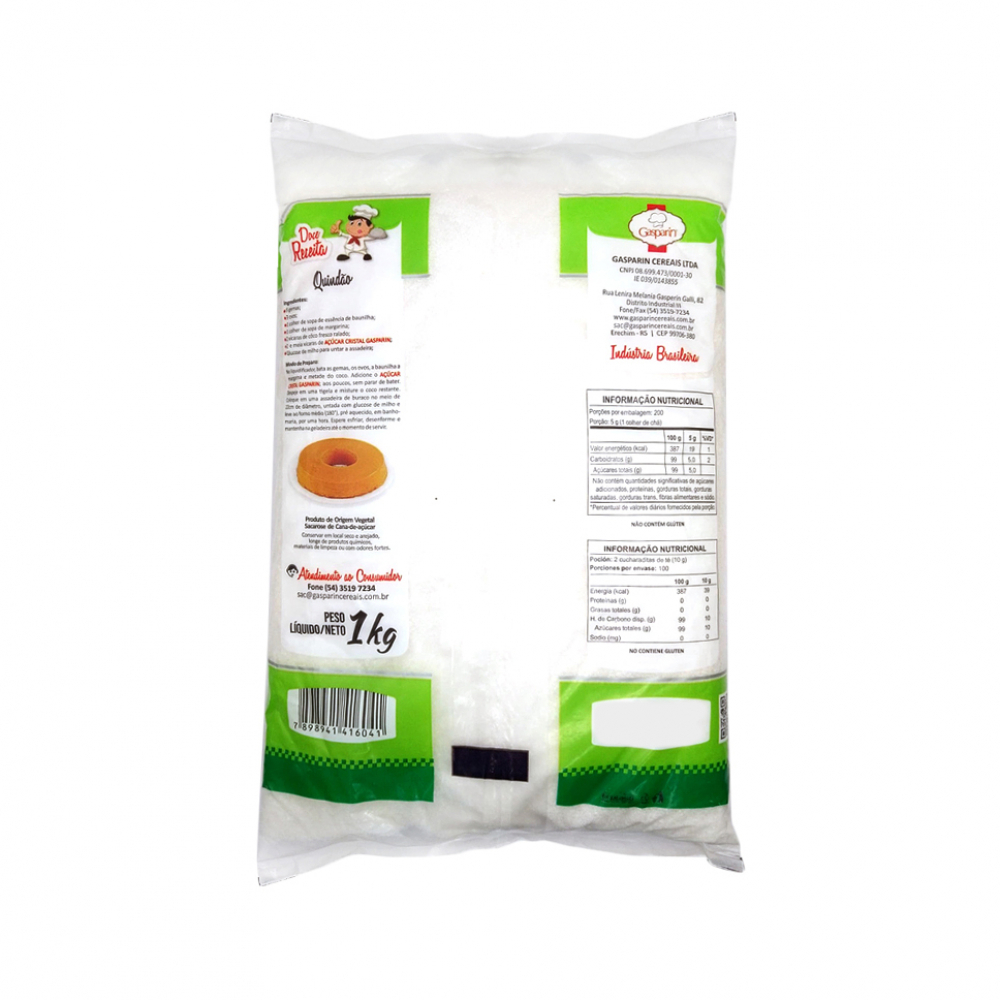 Azúcar blanca granulada Gasparin (1 kg / 2.2 lb) - Miniatura 2