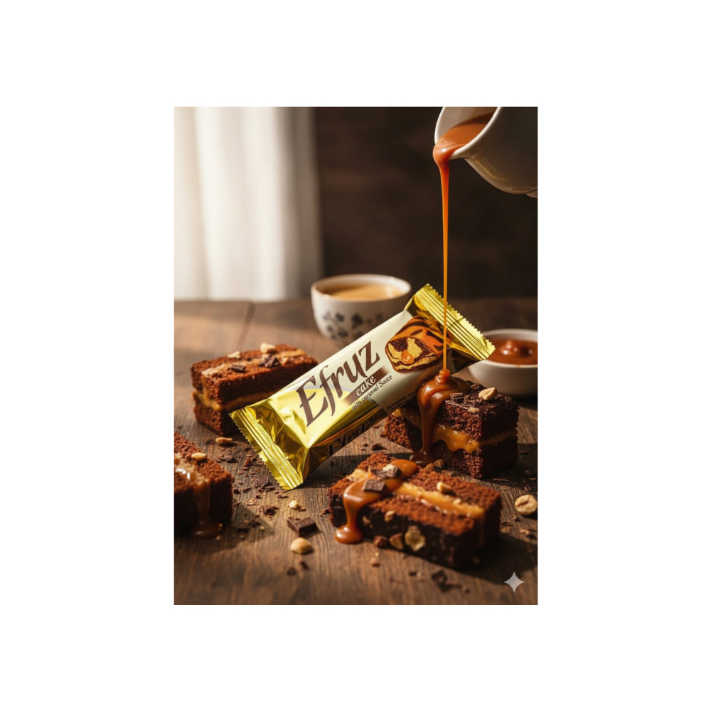 Pastel marmoleado con relleno de caramelo Efruz (24 x 40 g / 1.41 oz) - Miniatura 4