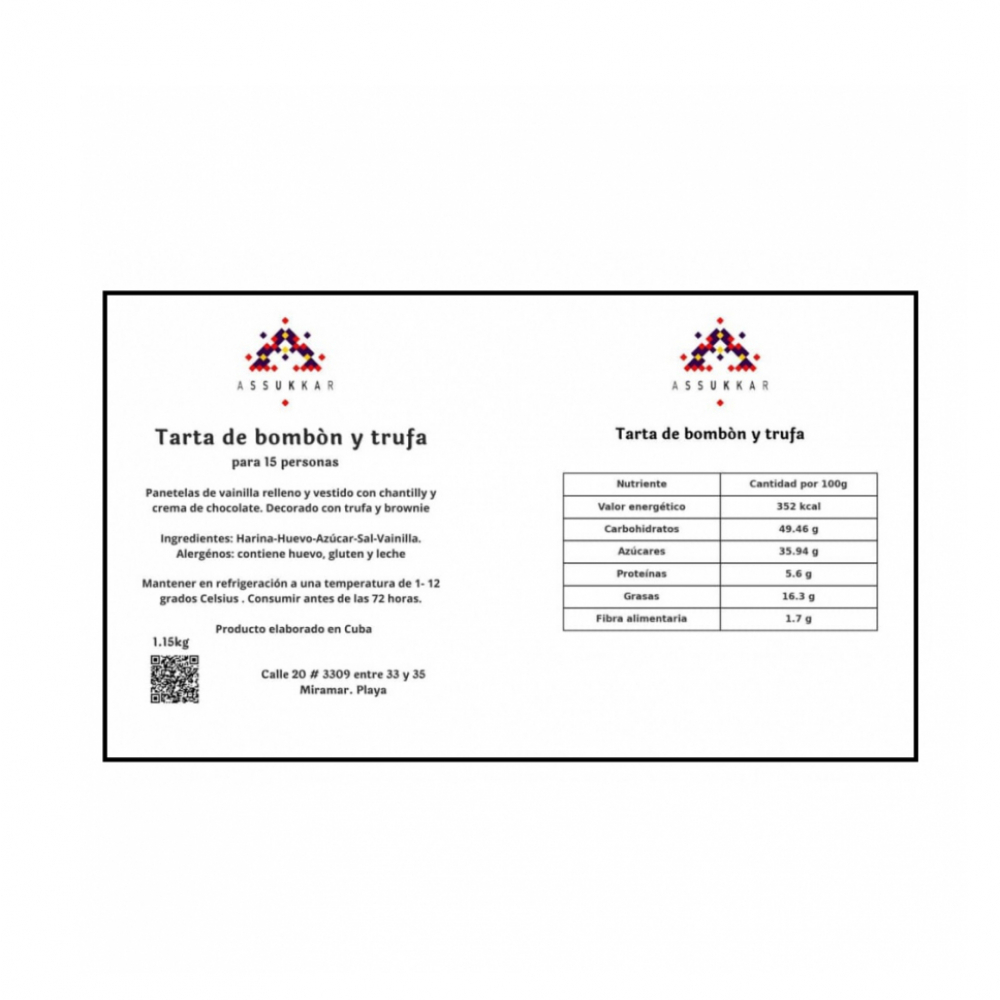 Tarta de bombón y trufa (15 personas) - Miniatura 3