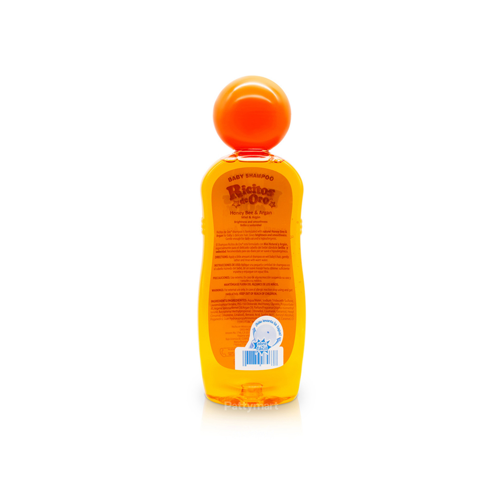 Champú de miel y argán para bebé Ricitos de Oro (400 ml / 13.5 fl.oz) - Miniatura 2