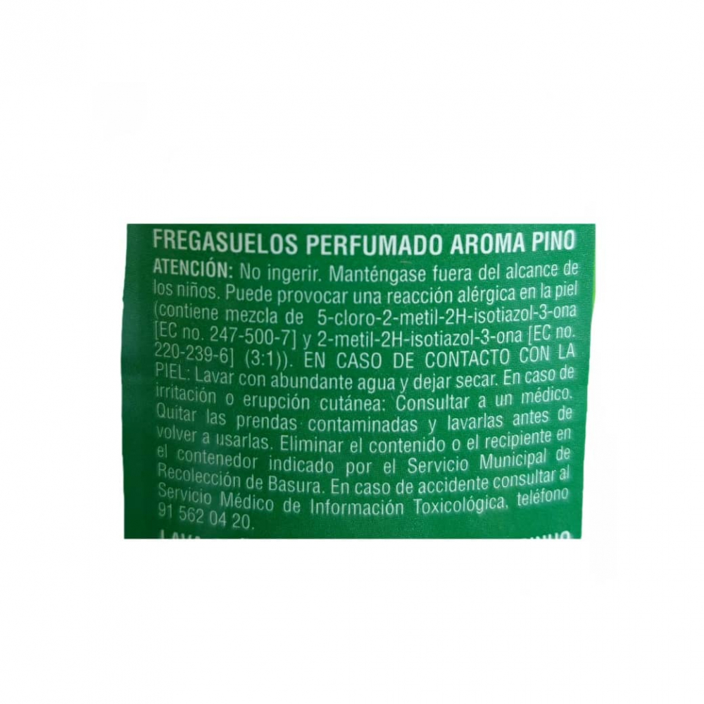Fregasuelos perfumado aroma de pino Lumysol (1.5 L) - Miniatura 4