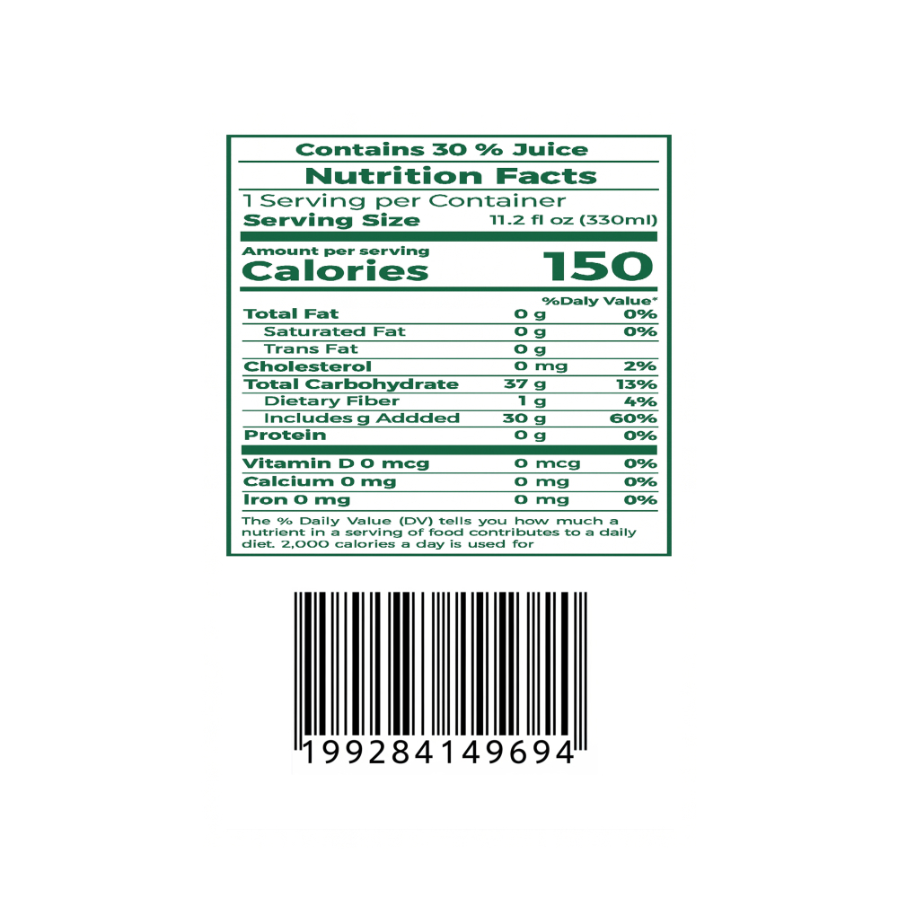 Néctar de fruta sabor manzana Onbazar (12 x 330 ml) - Miniatura 2