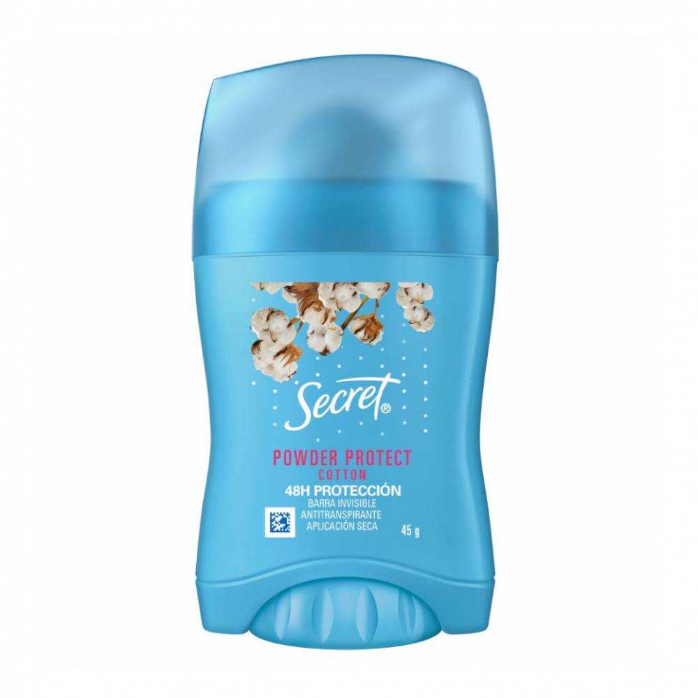 Desodorante en barra antitranspirante Powder Protect Cotton Secret (45 g / 1.58 oz) - Miniatura 2
