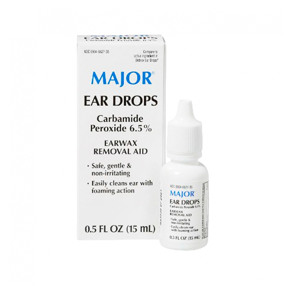 Gotas óticas de peróxido de carbamida 6.5% Major (15 ml) - Miniatura 2