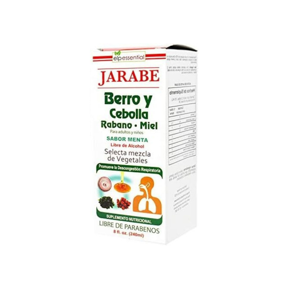 Jarabe de berro - cebolla - rábano y miel ELP Essential (240 ml / 8 oz) - Miniatura 2
