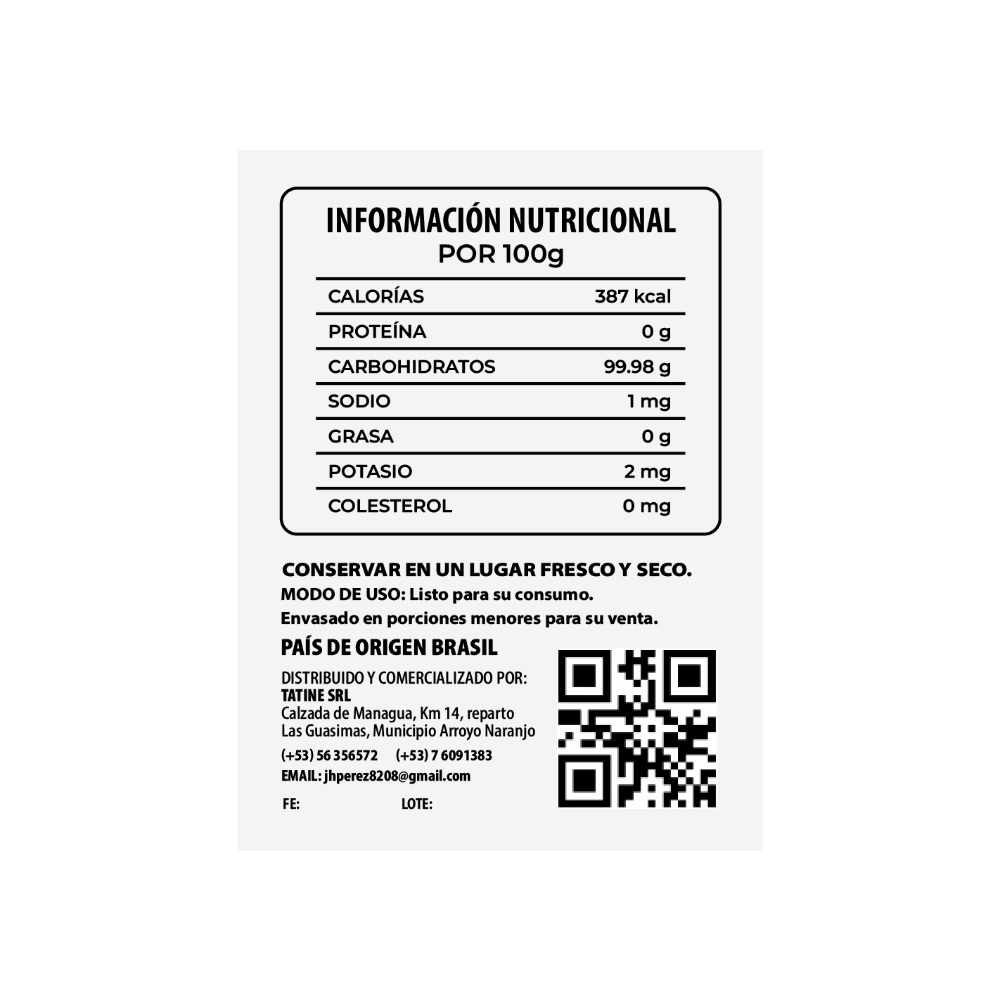 Azúcar blanca LJD (2 x 454 g / 1 lb) - Miniatura 4