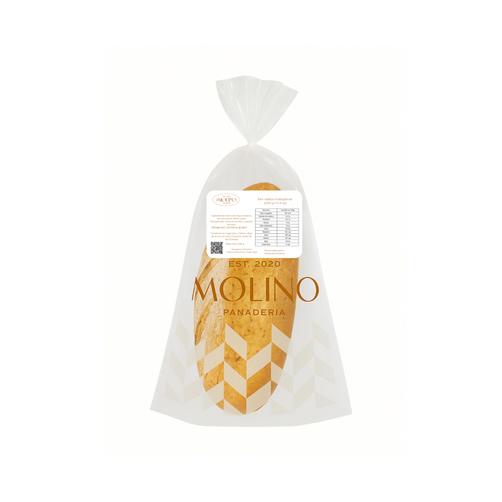 Pan rústico multigranos El Molino (400 g / 14.11 oz) - Miniatura 2