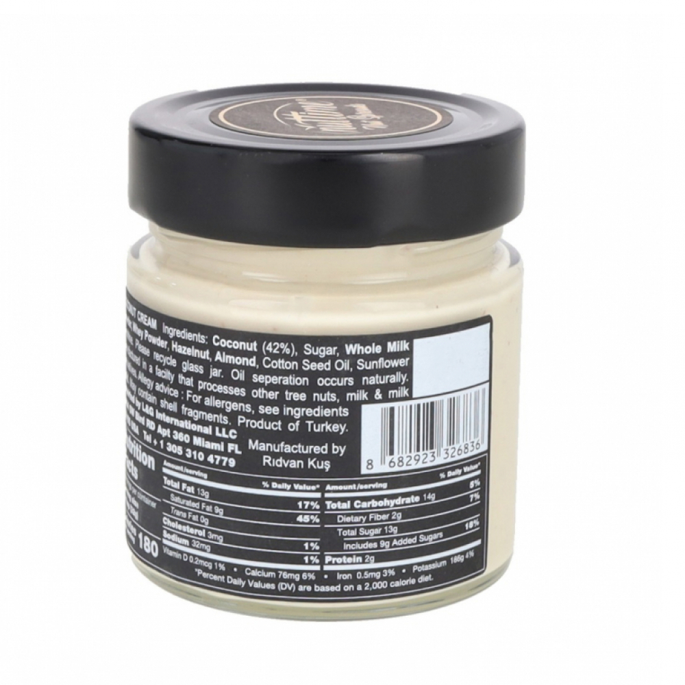Crema de coco para untar Nuttime (3 x 250 g / 8.80 oz) - Miniatura 3