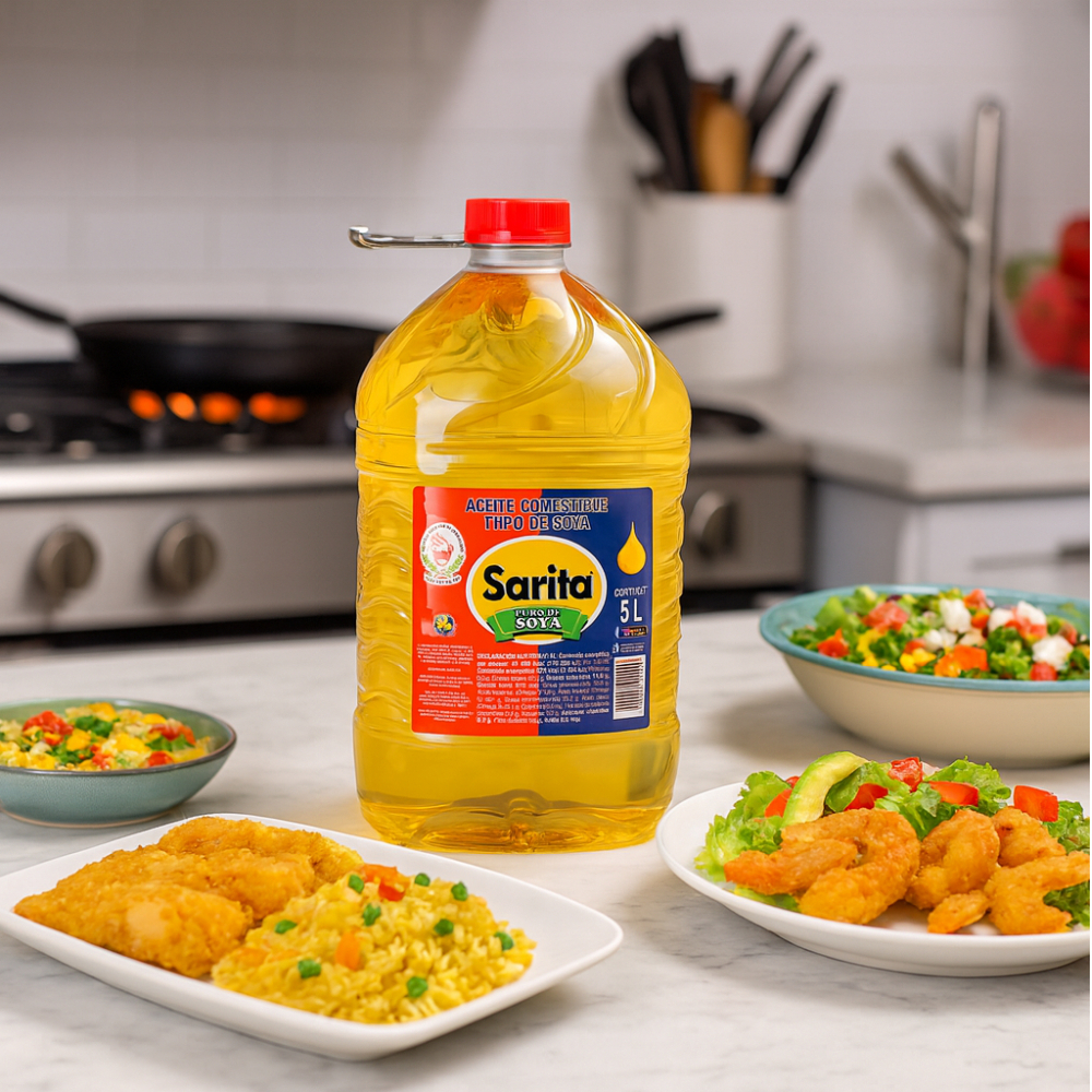 Aceite puro de soya Sarita (5 L) - Miniatura 4