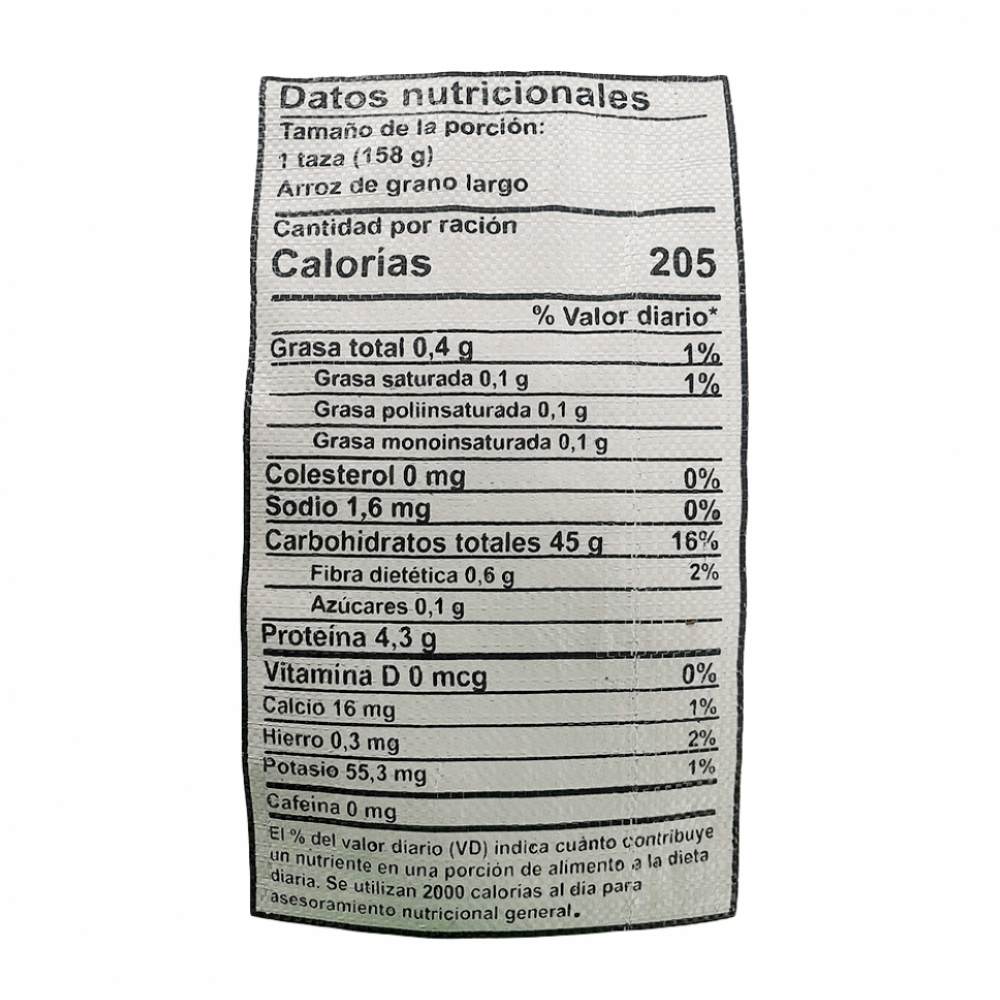 Arroz de grano largo 5% de grano partido Tatine (6 x 25 kg / 55.1 lb) - Miniatura 2