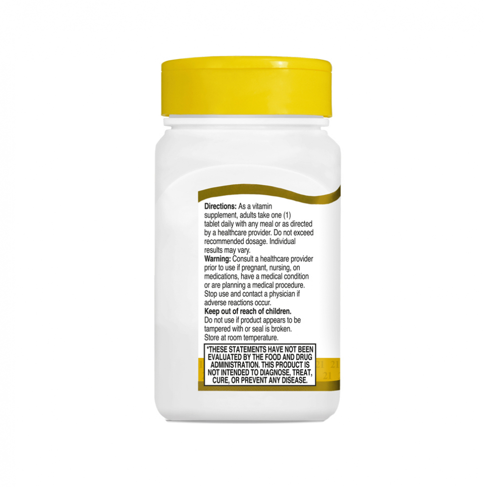 Complejo B-100 de liberación prolongada 21st Century (60 tabletas) - Miniatura 4