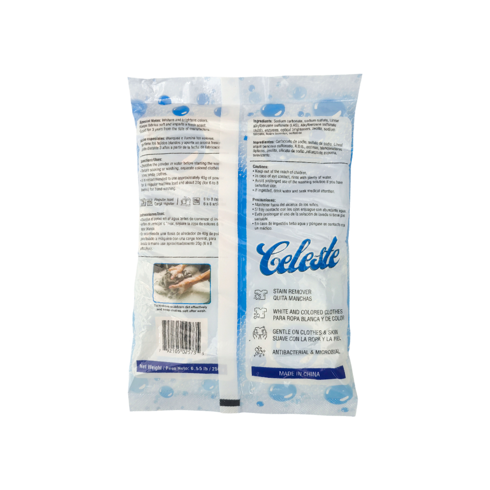 Detergente para lavar Celeste (250 g / 8.81 oz) - Miniatura 2