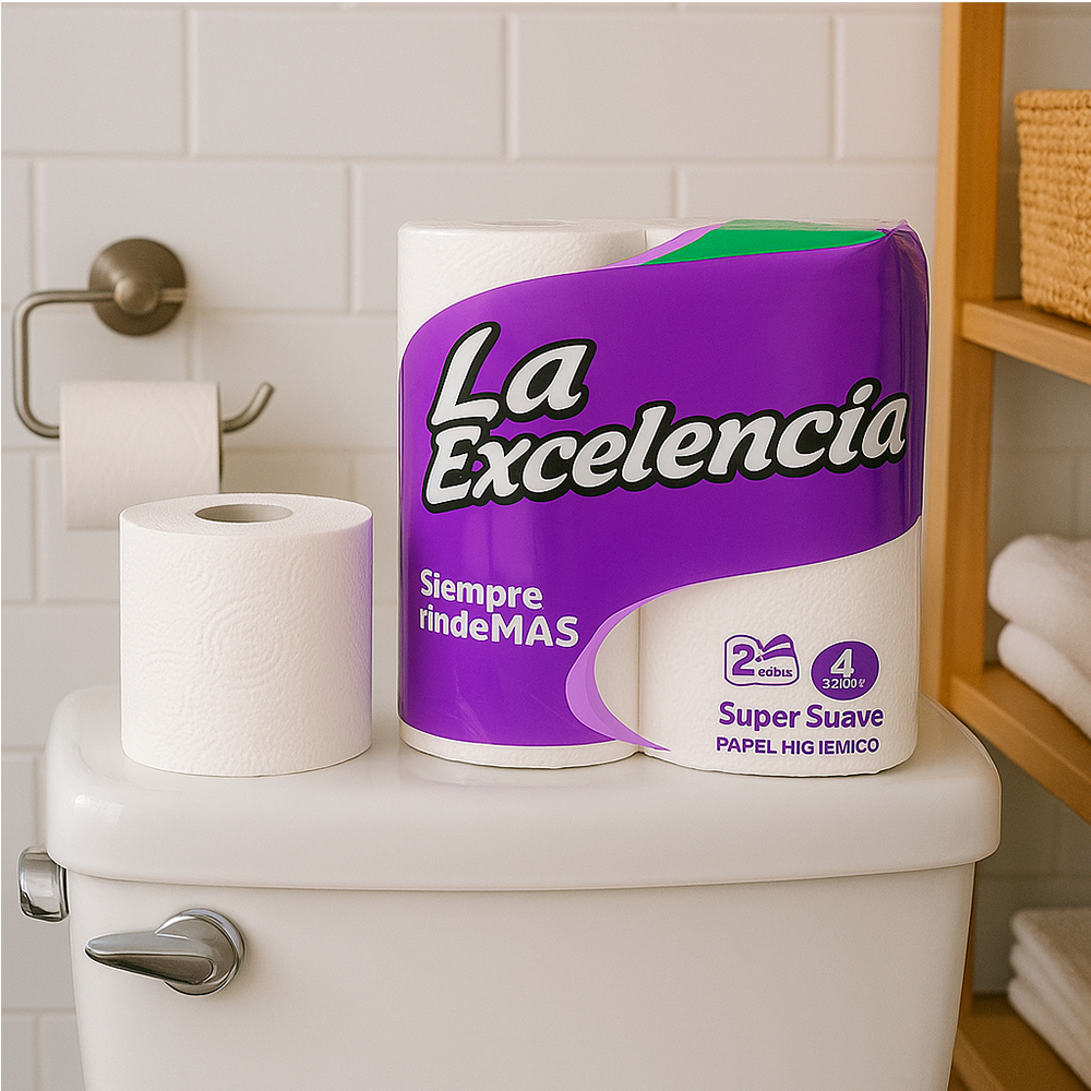 Papel sanitario La Excelencia (4 U) - Miniatura 4