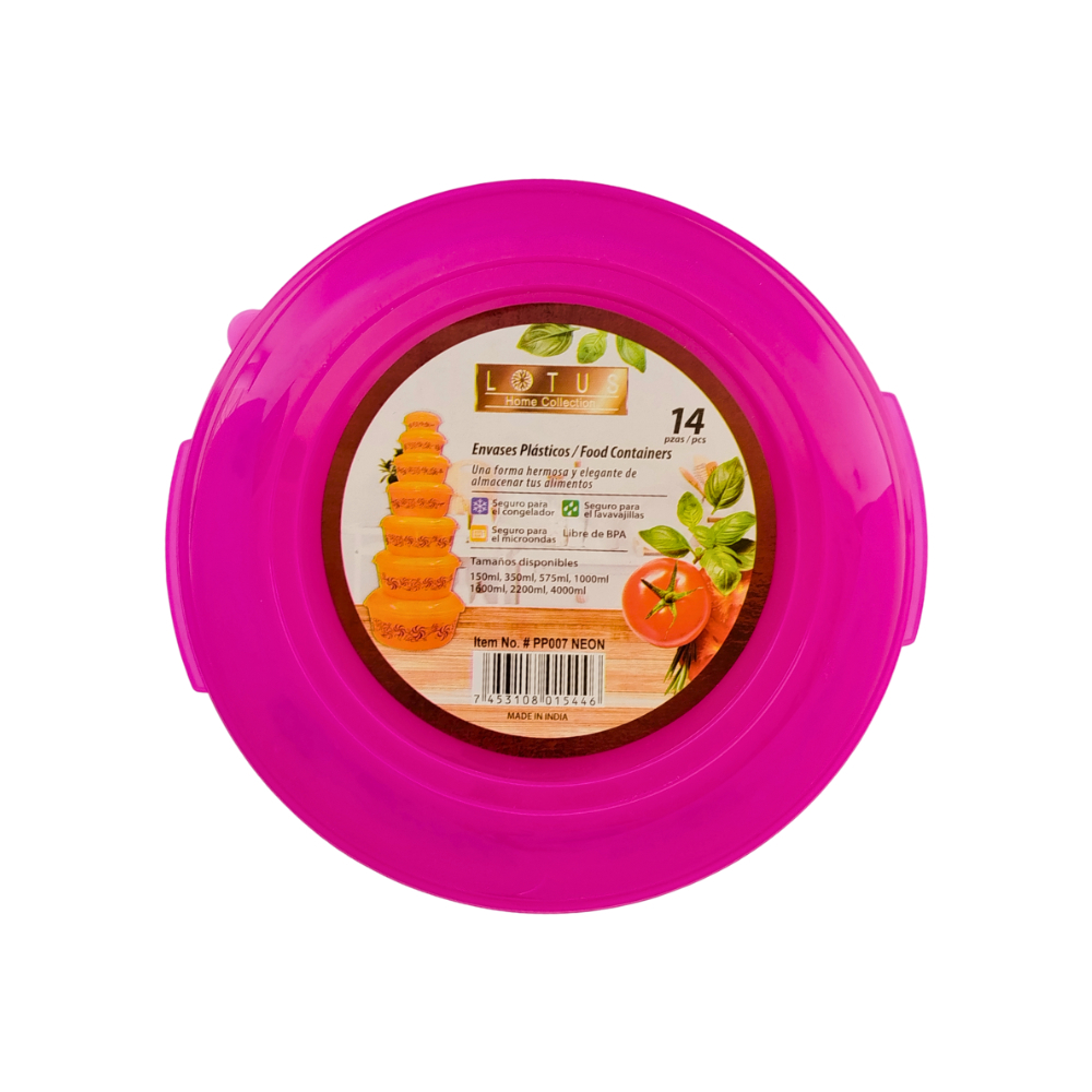 Set de 7 pozuelos con tapa Lotus - Miniatura 2