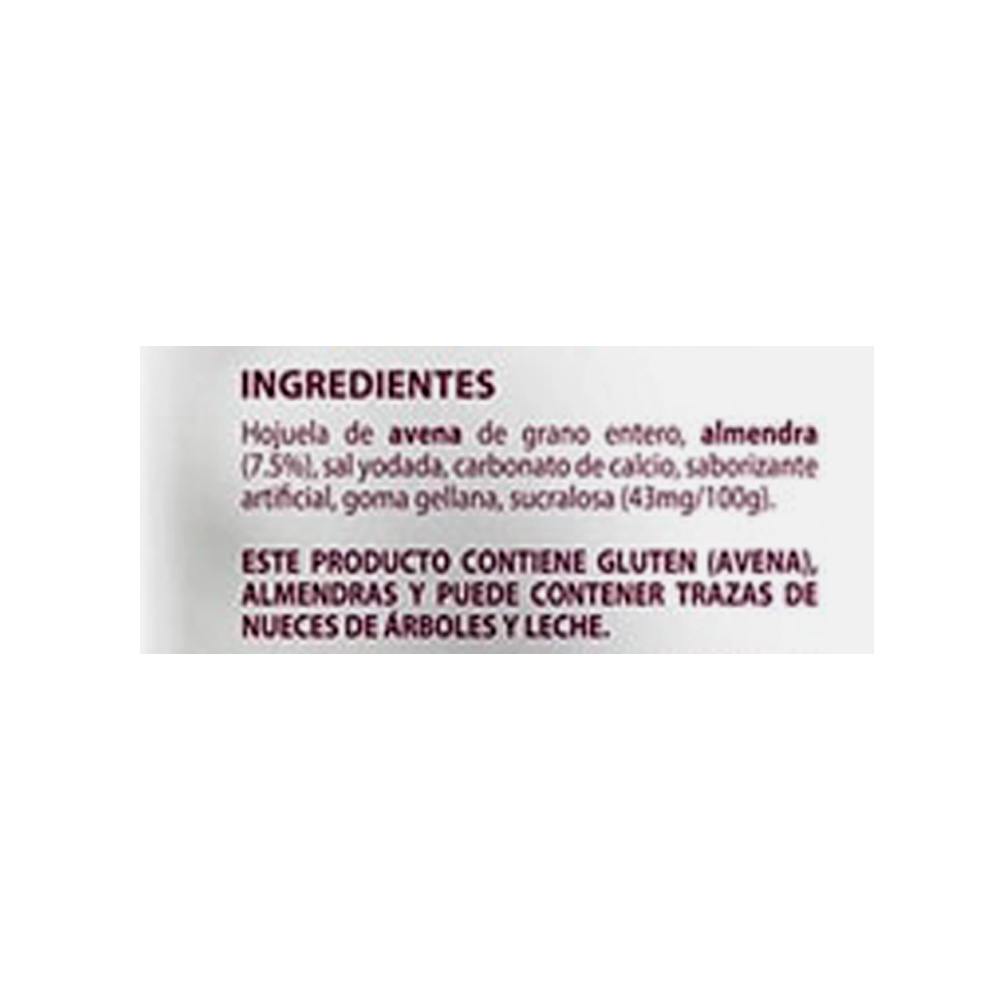Avena integral instantánea sabor vainilla con almendras Granvita (35 g / 1.23 oz) - Miniatura 4