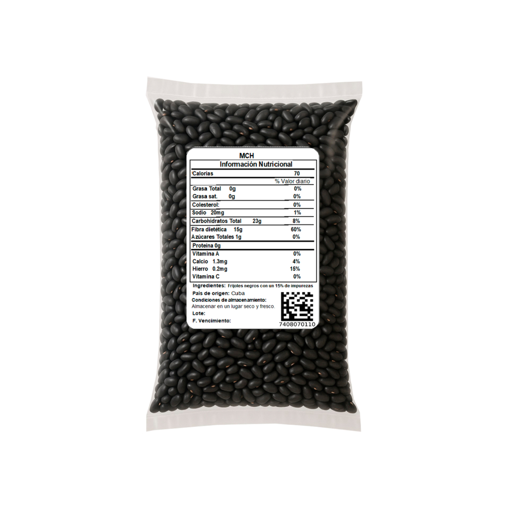 Frijoles negros MCH (1.13 kg / 2.5 lb) - Miniatura 2