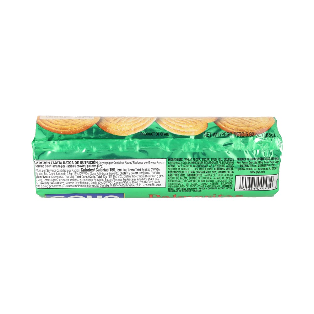 Galletas Palmeritas Goya (165 g / 5.82 oz) - Miniatura 4
