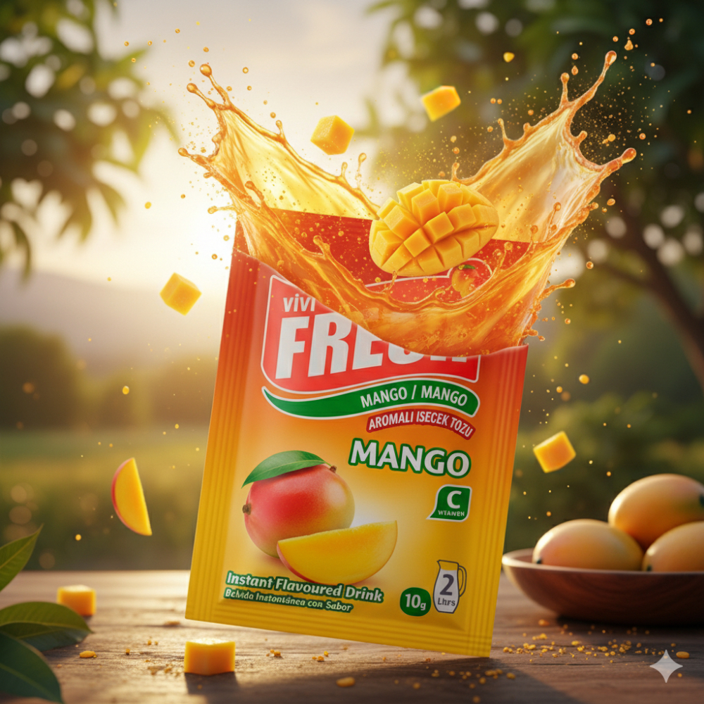 Refresco instantáneo sabor mango Vivi Fresh Erdem (10 g) - Miniatura 4