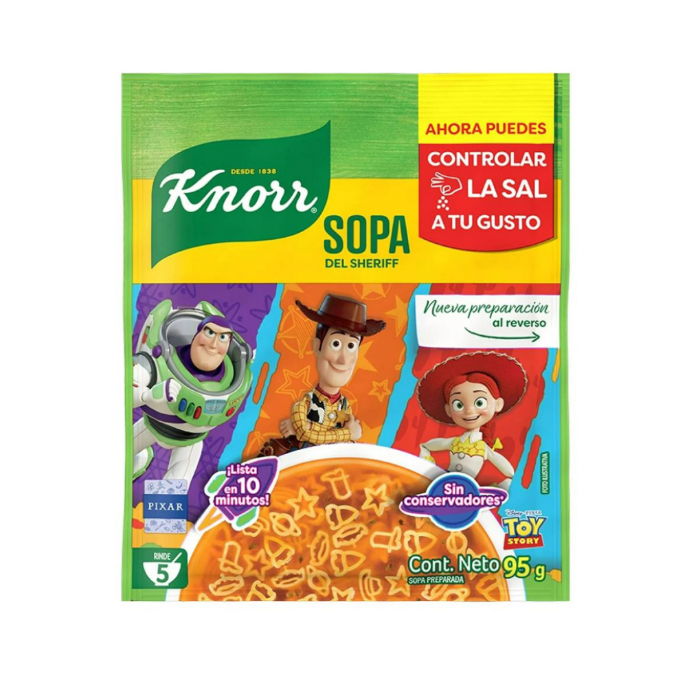Sopa preparada de fideo con forma de Toy Story Knorr (95 g / 3.35 oz) - Miniatura 2