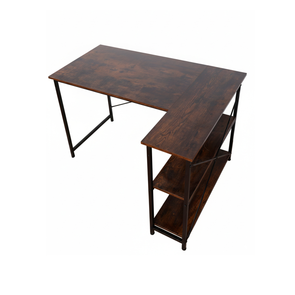 Mesa de escritorio en forma de L con estantería Sail - Miniatura 3