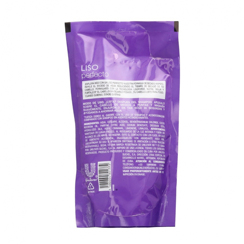 Acondicionador liso perfecto Sedal (300 ml) - Miniatura 2