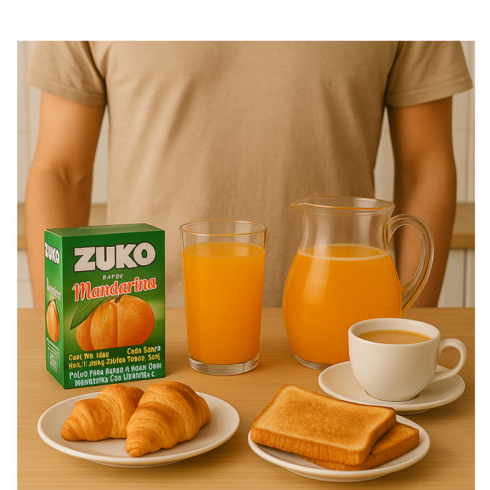 Refresco sabor mandarina Zuko (12 x 8 x 13 g) - Miniatura 2