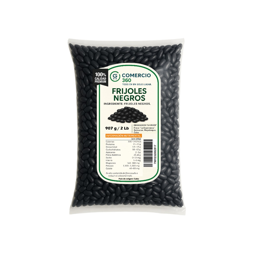 Frijoles negros Comercio 360 (907 g / 2 lb) - Miniatura 2