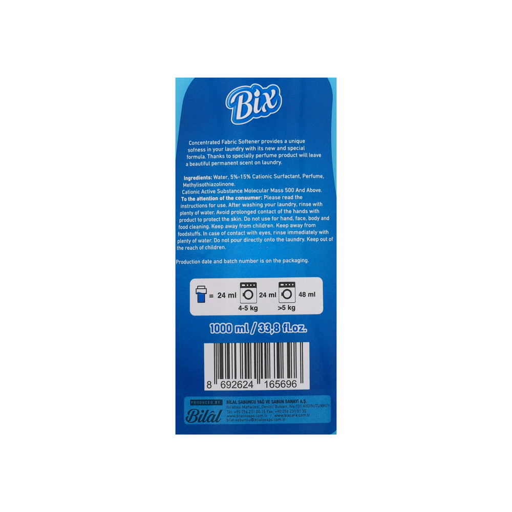 Suavizante concentrado extra perfume para ropa Bix (1 L) - Miniatura 4