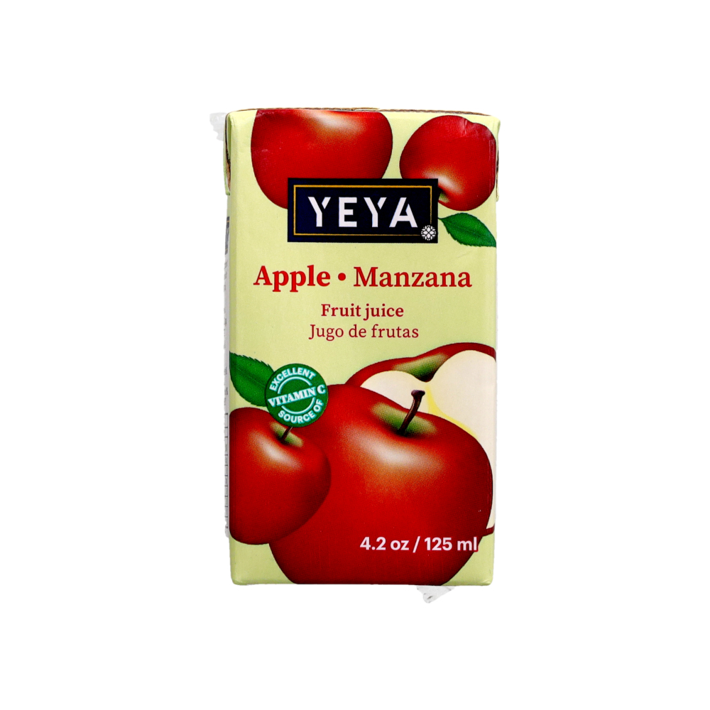 Jugo de frutas sabor manzana YEYA (125 ml / 4.2 oz) - Miniatura 2
