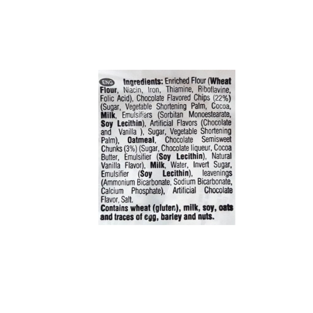 Galletas dulces rellenas de chocolate Festival Chips (240 g / 8.47 oz) - Miniatura 2