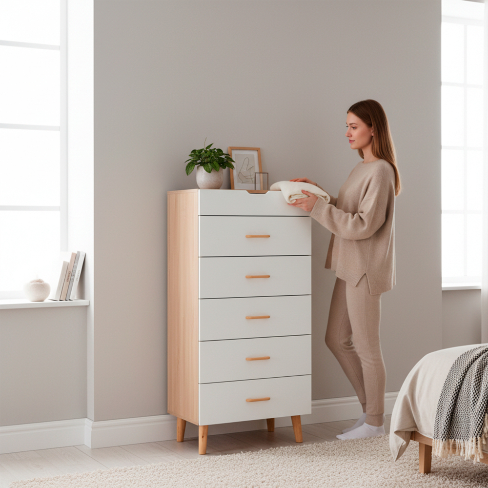 Gavetero alto con 6 cajones Sail - Miniatura 2