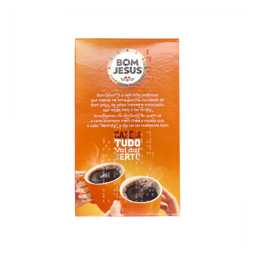 Café tostado molido tradicional Bom Jesus (250 g / 8.81 oz) - Miniatura 2