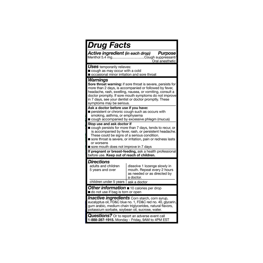 Pastillas para la tos sabor a menta Equate (30 pastillas) - Miniatura 3