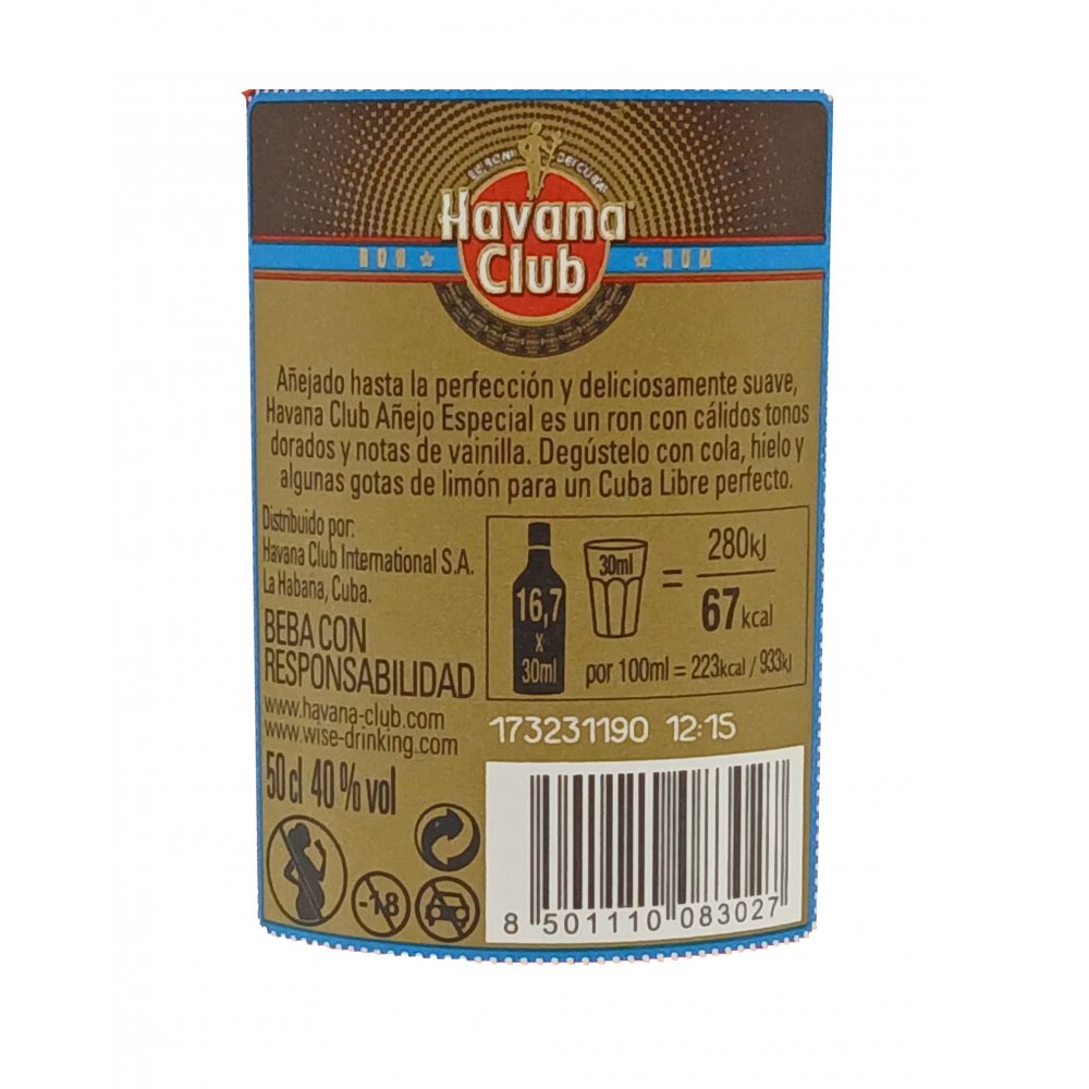 Ron añejo especial Havana Club (500 ml) - Miniatura 3