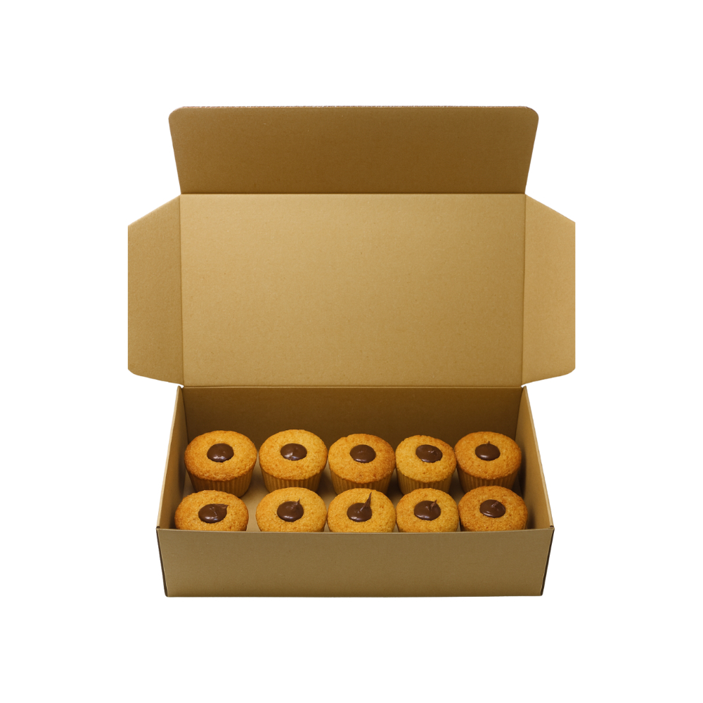 Magdalenas rellenas con nutella Kolac (10 U) - Miniatura 2