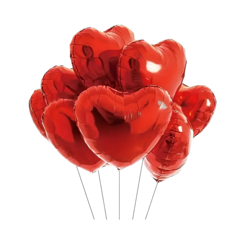 Globo rojo en forma de corazón Ibalon - Miniatura 3
