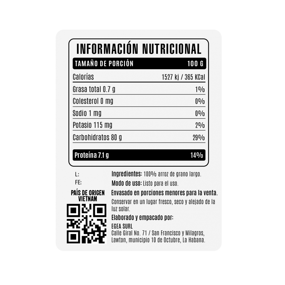 Arroz de grano largo Cosecha Real (2.27 kg / 5 lb) - Miniatura 4