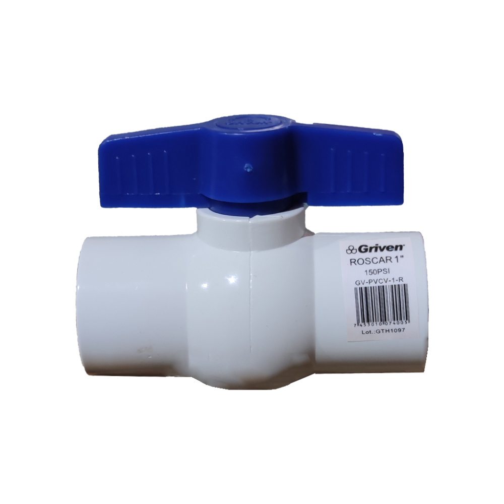 Llave de paso de PVC de 1" Griven - Miniatura 3