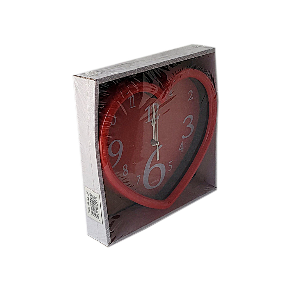 Reloj decorativo de pared en forma de corazón 21 cm Yanda - Miniatura 3