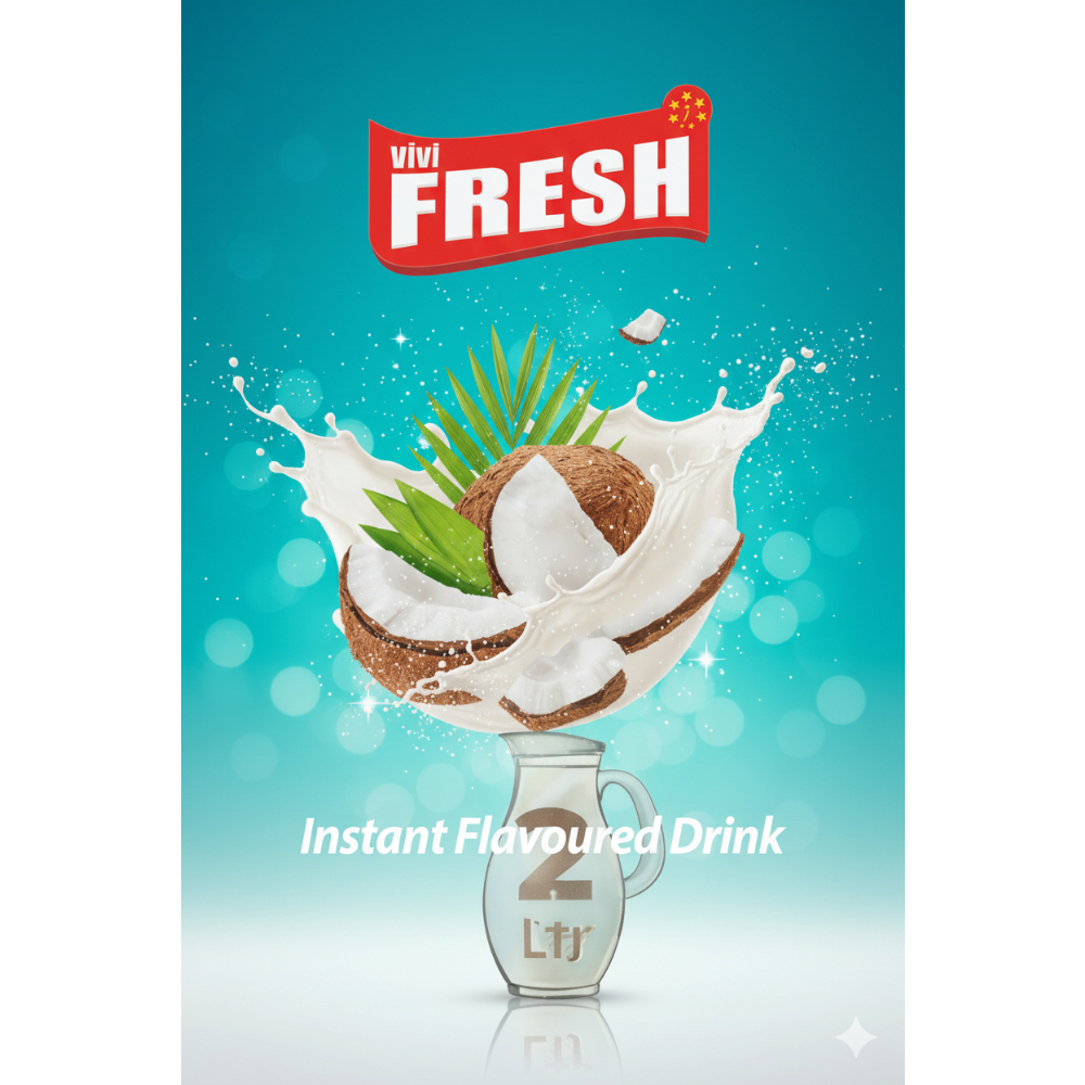 Refresco instantáneo sabor coco Vivi Fresh Erdem (10 g) - Miniatura 4