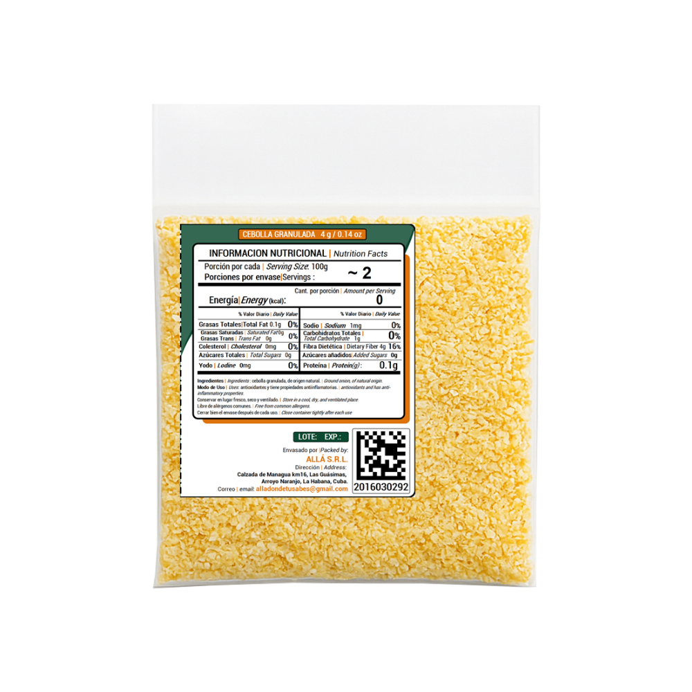 Cebolla granulada ALLÁ (4 g) - Miniatura 3